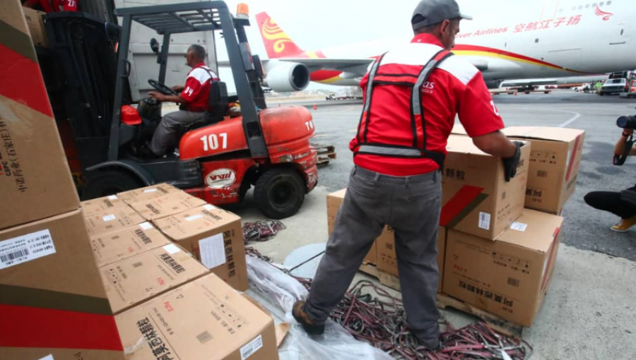 China envió 65 toneladas de medicinas e insumos médicos a Venezuela