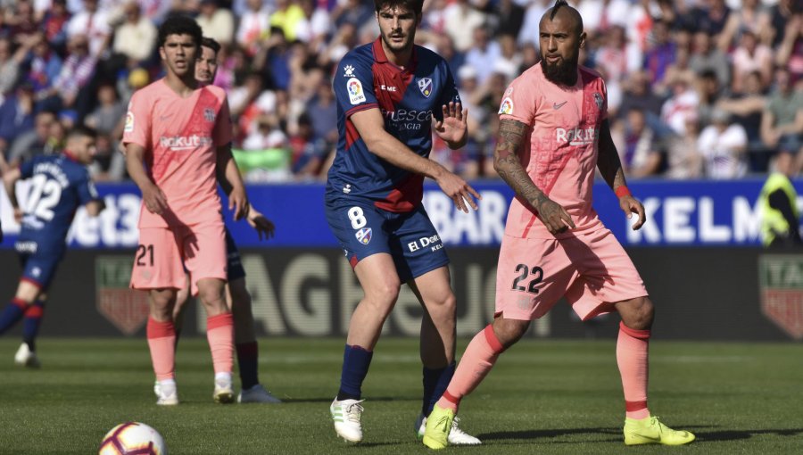 Barcelona empató ante el colista de la liga con un activo Arturo Vidal