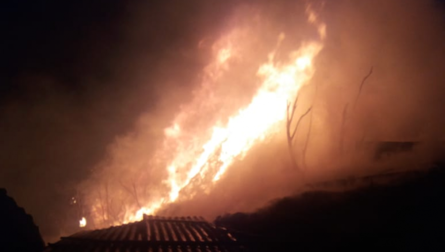 0,5 hectáreas de pastizales consumió incendio forestal en el límite entre Viña y Quilpué