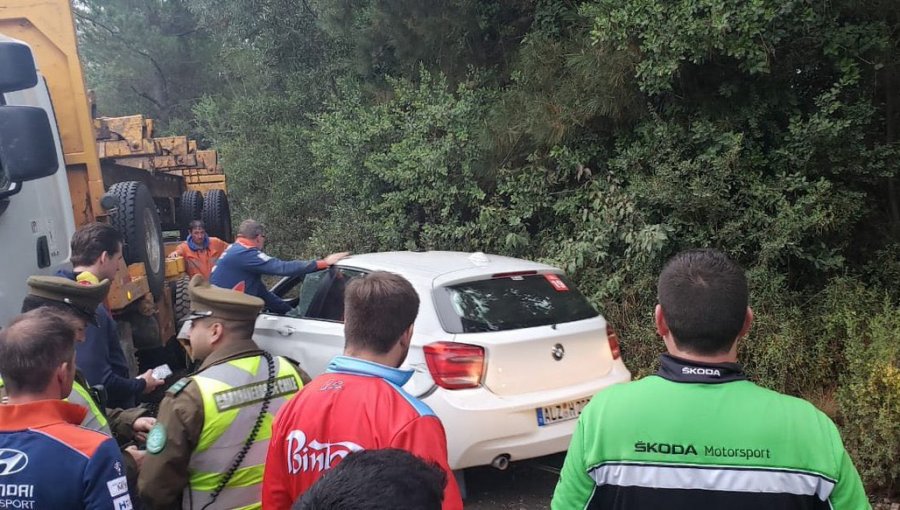 Sébastien Loeb, multicampeón de rally, sufrió accidente de tránsito en el Biobío