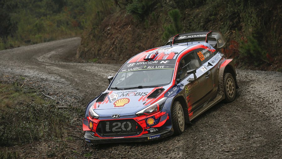 Andreas Mikkelsen consiguió el mejor tiempo en el 'shakedown' del Rally Mundial en Concepción