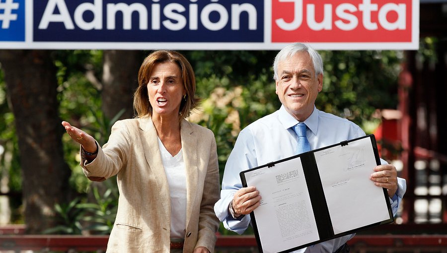 Presidente Piñera espera que diputados aprueben idea de legislar proyecto Admisión Justa