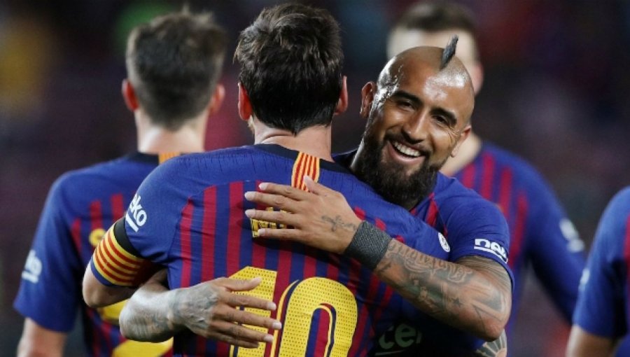 Vidal elogió a Lionel Messi y recordó final de Copa América 2015
