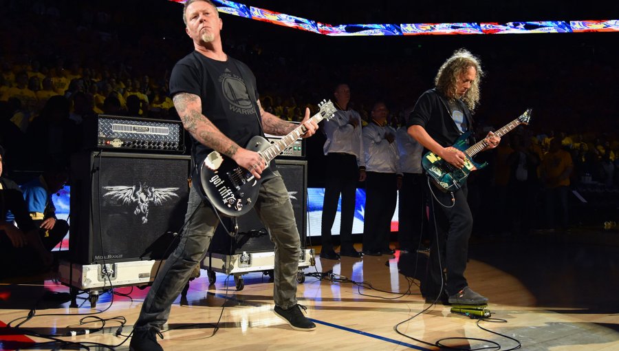 Metallica tocará el himno de Estados Unidos en la final de la NBA