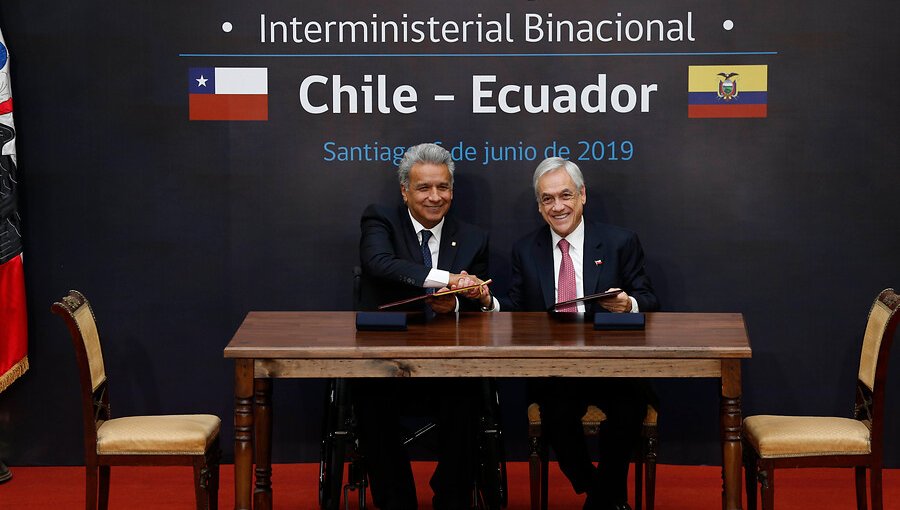 Chile y Ecuador impulsan acuerdo comercial e integración entre ambos países