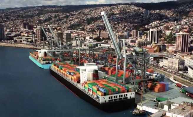 Empresa Portuaria de Valparaíso contó detalles del proyecto Terminal 2 a ASIVA y a la Liga Marítima