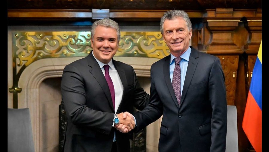 Presidente colombiano se suma a Bolsonaro y llama a argentinos a votar por Mauricio Macri