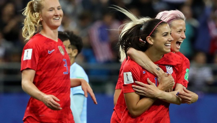 Estados Unidos, próximo rival de Chile en Mundial Femenino, le anotó 13 goles a Tailandia