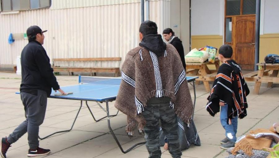 U. de Playa Ancha abrió sus dependencias a 60 comuneros mapuche de la comunidad Temucuicui