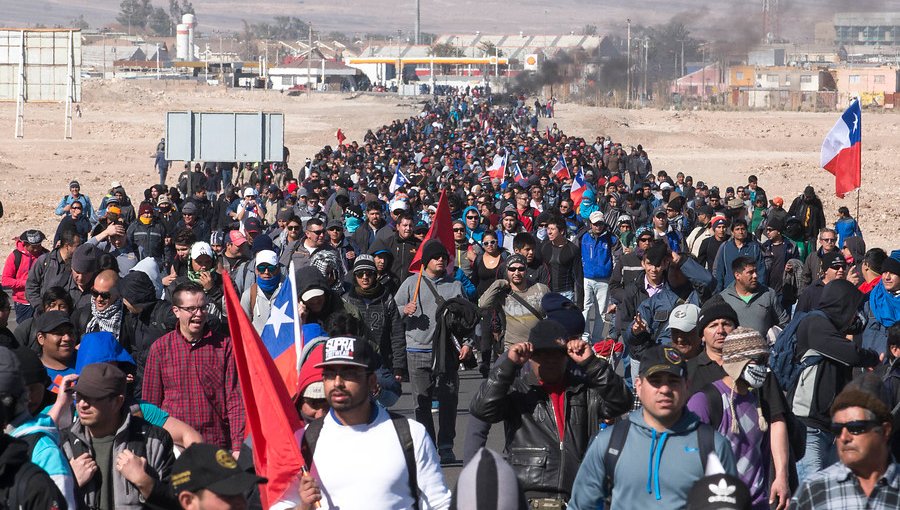 Huelga en división Chuquicamata de Codelco se inicia este viernes
