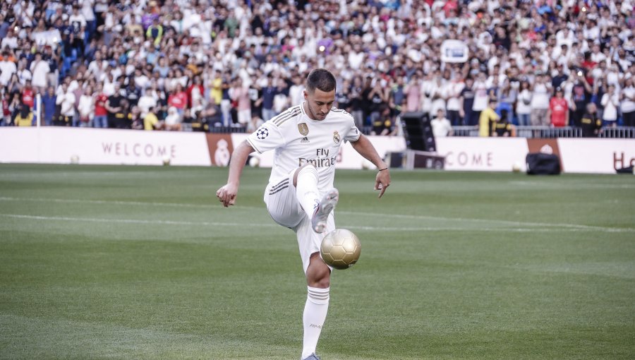 Eden Hazard fue presentado en el Real Madrid: "Jugar aquí era mi sueño desde pequeño"