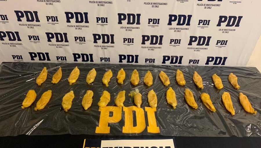 PDI detuvo a cinco personas en el aeropuerto de Santiago por tráfico de drogas