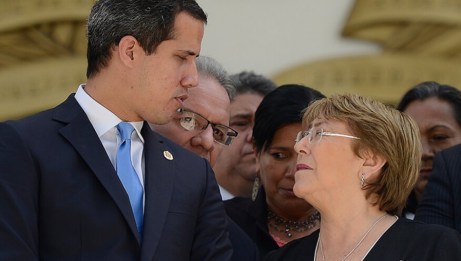 Guaidó tras reunión con Bachelet: "Está insistiendo en la liberación de los presos políticos"