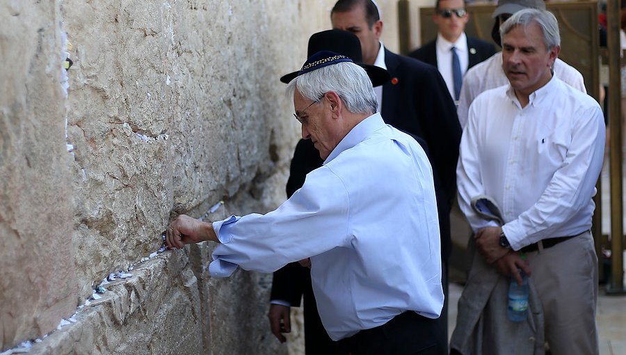 Presidente Piñera visitó el Museo del Holocausto Yad Vashem en Jerusalén