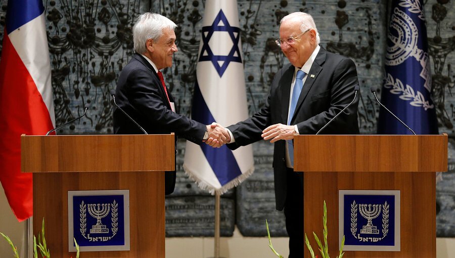 Piñera se reúne con Presidente de Israel y destaca fuertes lazos entre ambos países