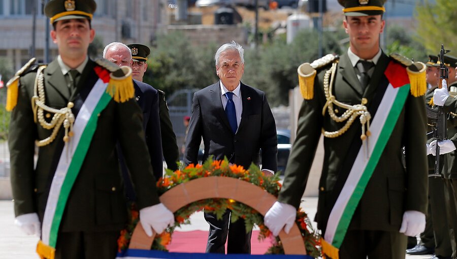 Presidente Piñera se reunió con su par de Palestina e hizo un llamado a la paz en la zona