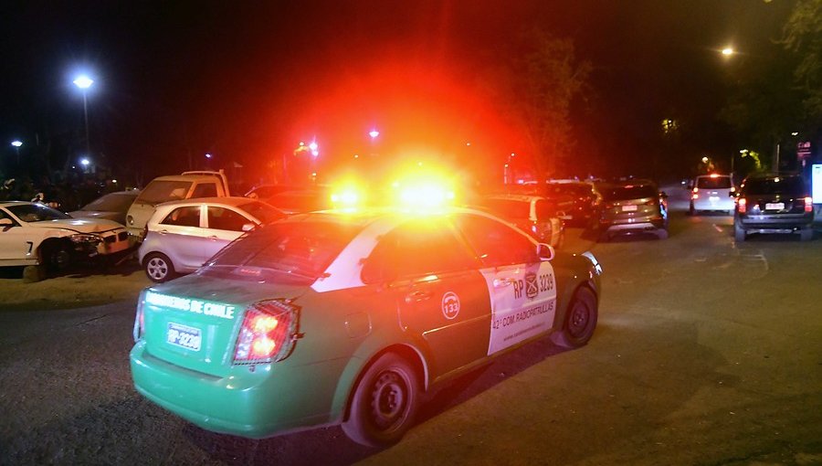 Carabineros detuvo a cuatro sujetos tras asaltar a conductor de Uber en Renca