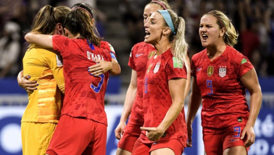 Estados Unidos se transformó en el primer finalista del Mundial Femenino de Francia