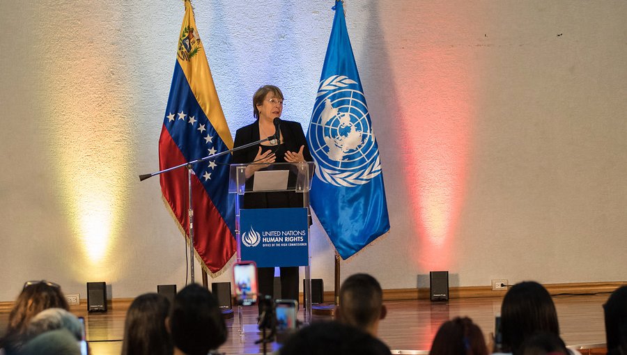 Michelle Bachelet: "Los venezolanos merecen una vida mejor y libre de miedo"