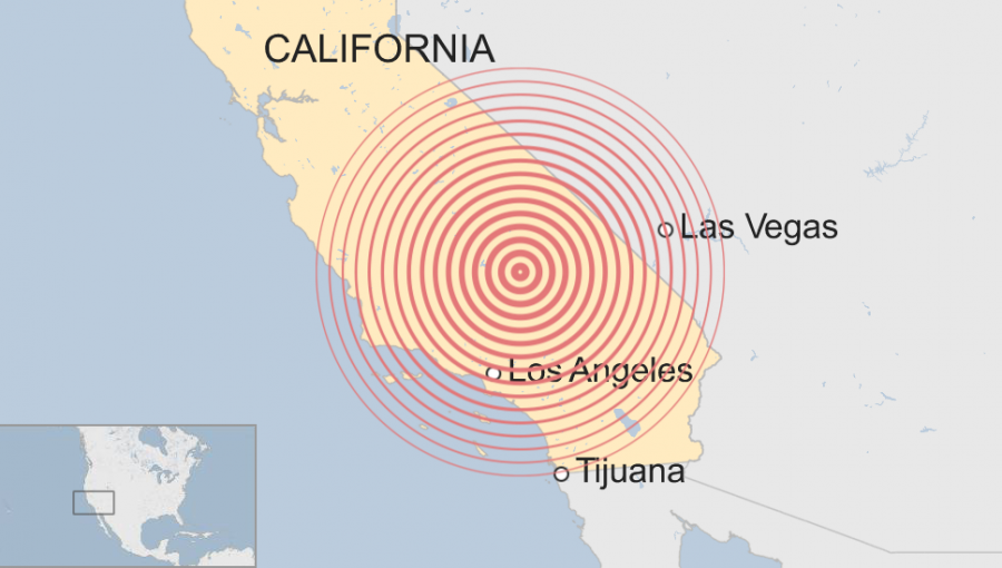Terremoto en California: Sismo de magnitud 7,1 es el más fuerte registrado en los últimos 20 años