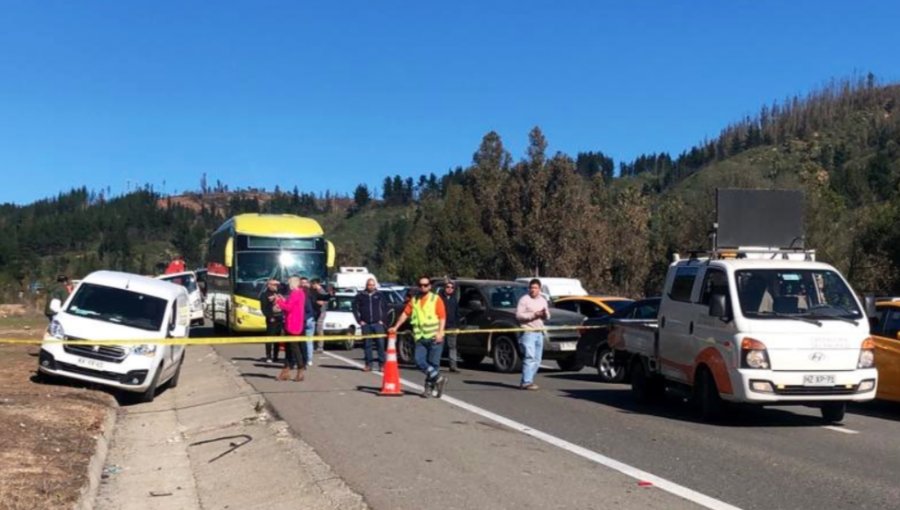 Accidente en la ruta 68 deja una víctima fatal y dos lesionados: tránsito fue suspendido