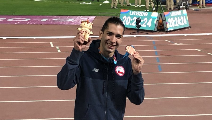 Carlos Díaz obtuvo el bronce en los 5.000 metros planos en Panamericanos