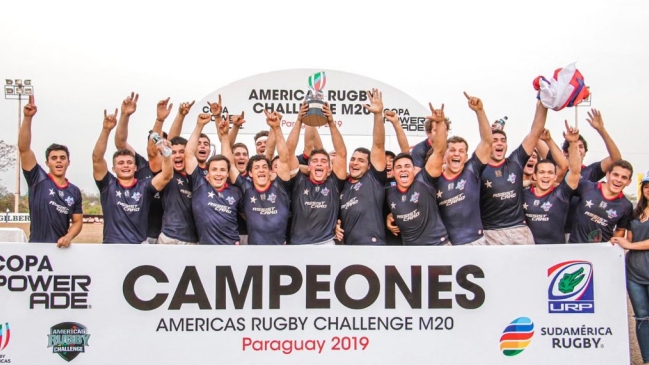 Selección chilena de rugby sub-20 se coronó campeón del Americas Rugby Challenge