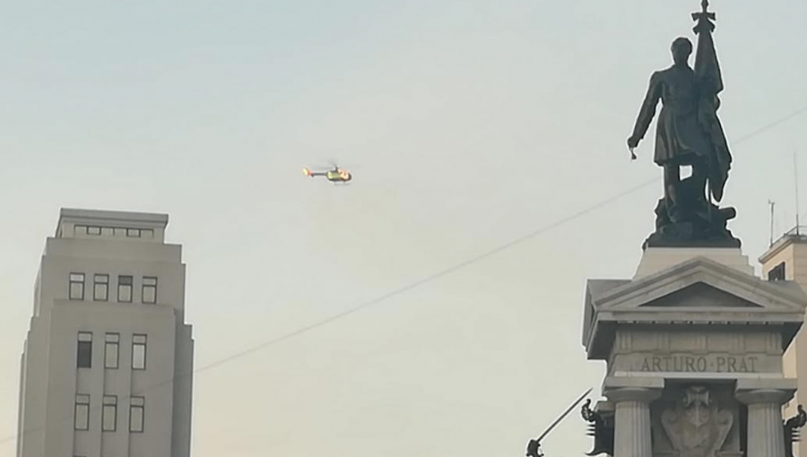 Helicóptero de Carabineros inició patrullajes aéreos preventivos en Valparaíso