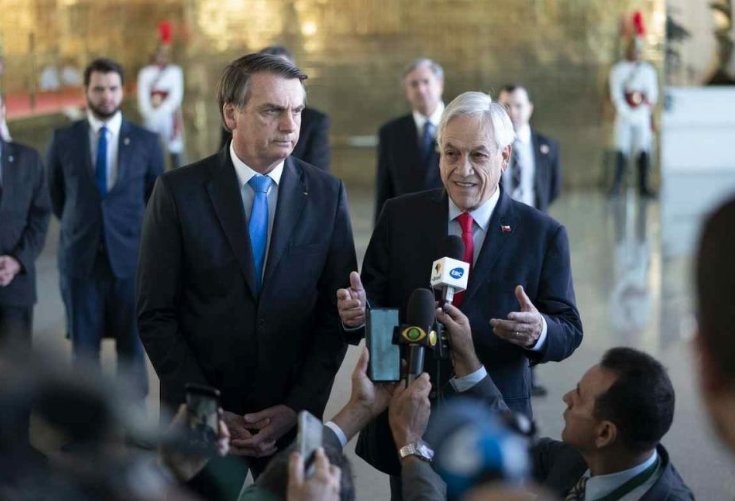Piñera y Bolsonaro acuerdan respetar "soberanía" para aceptar aportes económicos