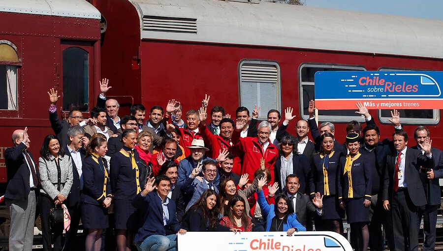 "Chile sobre rieles": Gobierno presentó modernización y ampliación de la red de trenes