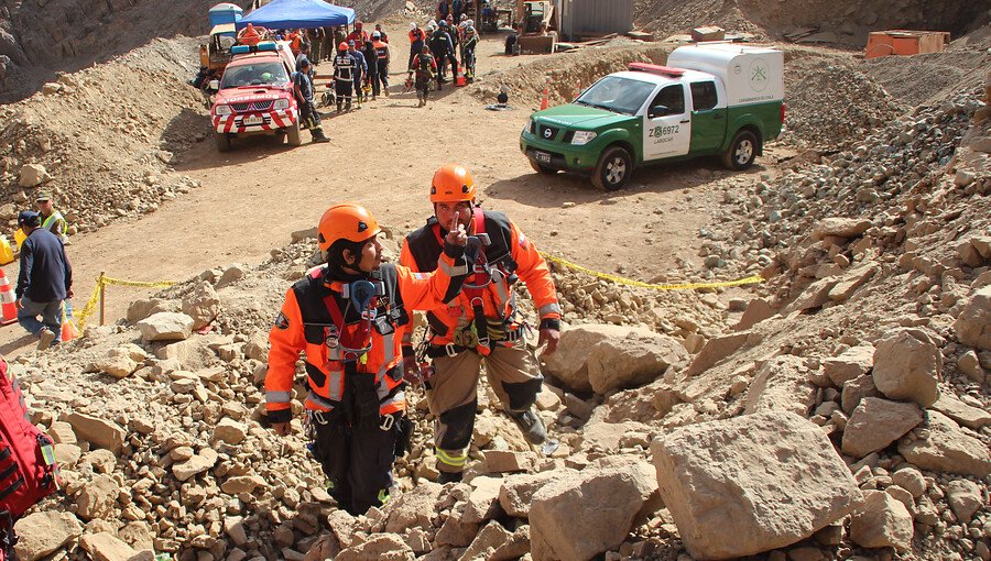 Derrumbe en mina de Copiapó dejó un muerto y al menos tres heridos