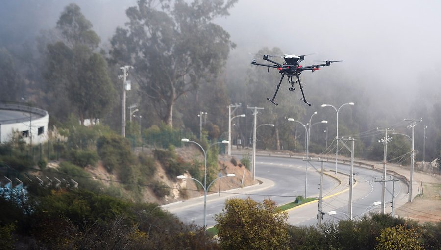 Uso de drones en operativos policiales ha permitido la detención de 18 personas en Viña del Mar