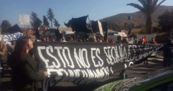 Protesta por sequía en Región de Valparaíso: Cortan transito de Ruta 5 Norte a la altura de La Ligua