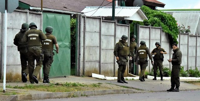 Desconocidos atacaron subcomisaría de Carabineros en la comuna de Ercilla