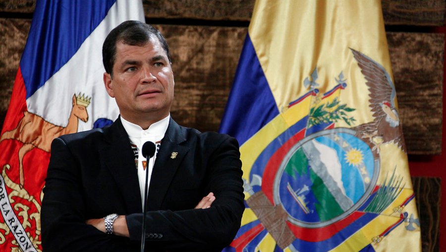 Ex presidente Rafael Correa pide adelantar las elecciones tras grave crisis social en Ecuador