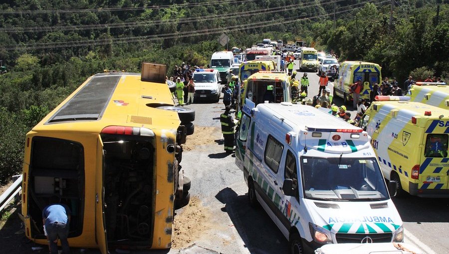 Decretan prisión preventiva para conductor de bus que protagonizó fatal accidente en Curacautín