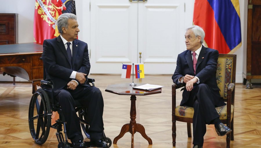 Piñera condenó a los violentistas e incendiaros que operan en Ecuador