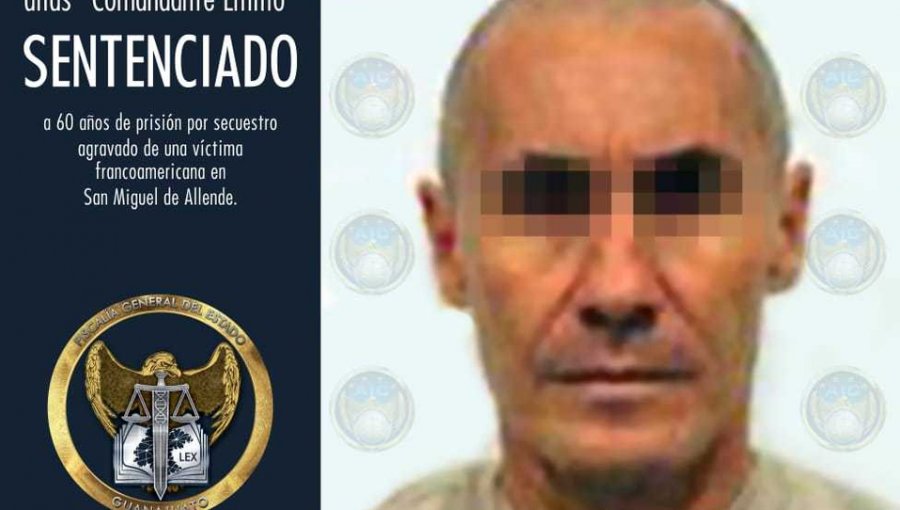 Confirman sentencia de 60 años de cárcel al "Comandante Emilio" por secuestro en México