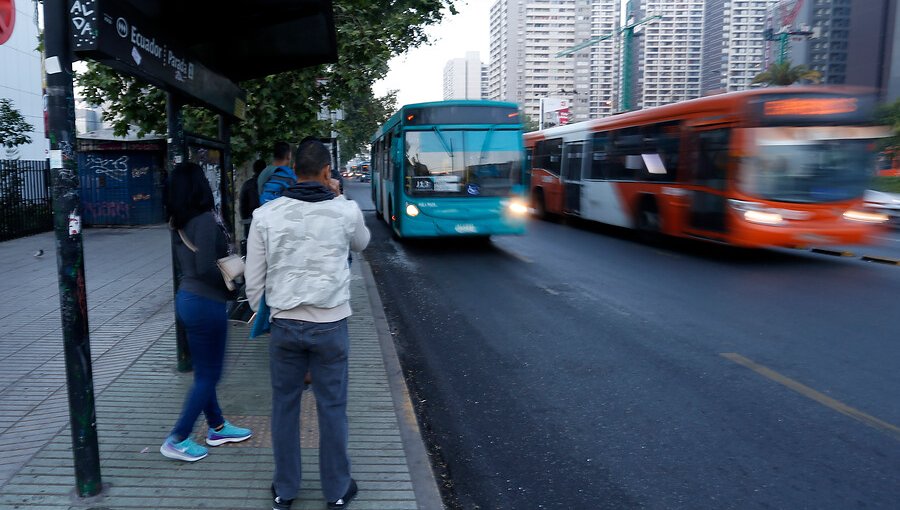 Transporte público operó con el 93% de su capacidad en la región Metropolitana