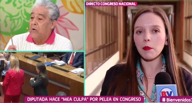 Adultos mayores encararon a Camila Flores por pelea en el Congreso