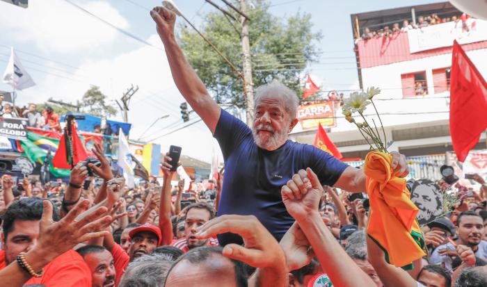Justicia de Brasil autorizó la libertad del ex presidente Luiz Inácio Lula da Silva