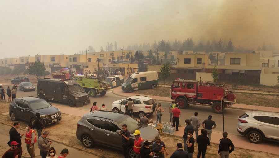 Alerta Roja en Valparaíso: Amplio despliegue del Gobierno Regional y trabajo de una veintena de aeronaves evita que fuego llegue a casas de Curauma