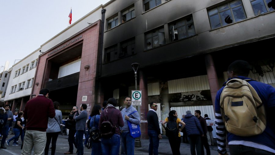 Concepción: Confirman prisión preventiva de imputado por incendio en gobernación