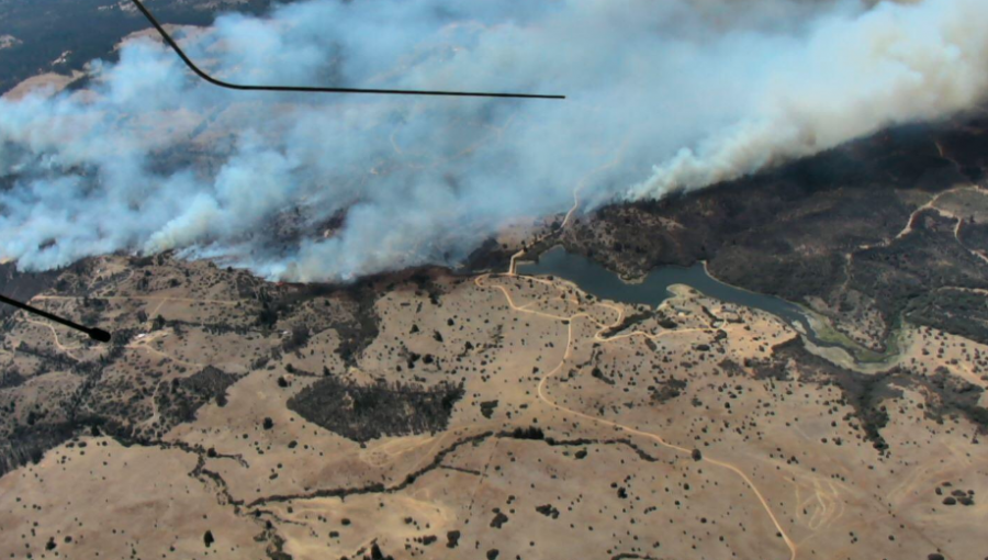 Declaran Alerta Roja en El Quisco, Algarrobo y Casablanca por incendio forestal en sector El Totoral