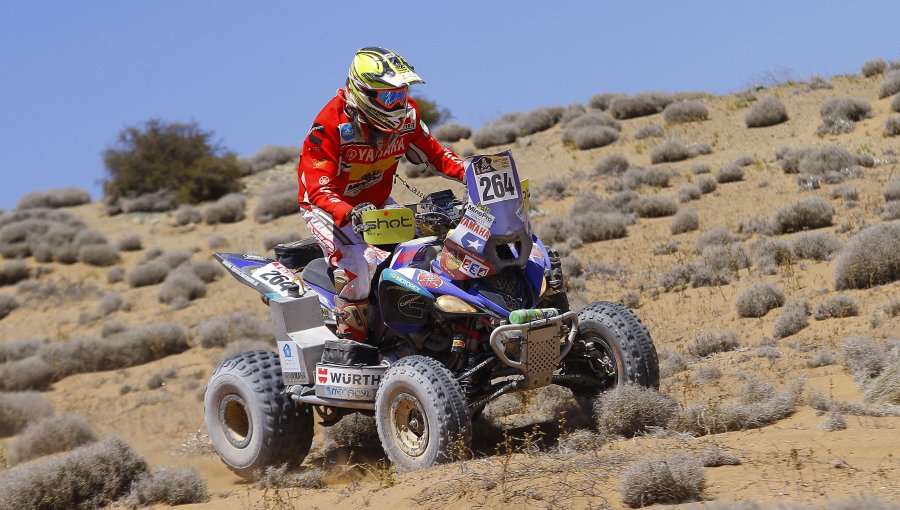 Casale firmó un notable regreso a los quads y ganó la 1era etapa del Dakar