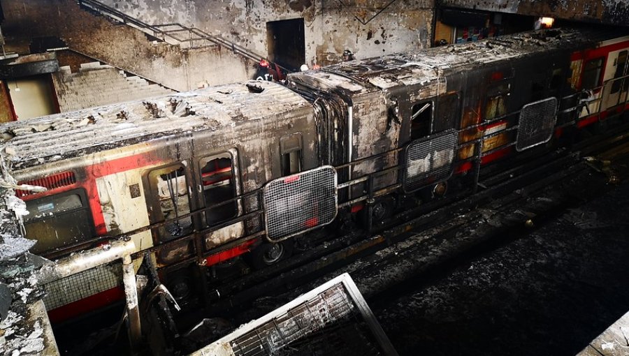 PDI detiene a dos sospechosos de incendiar la estación San Pablo del Metro
