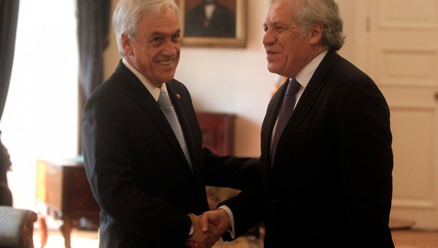 Secretario general de OEA: "Piñera ha defendido con eficiencia el orden público"