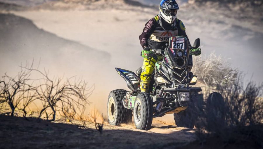 Giovanni Enrico tuvo que abandonar el Rally Dakar por un problema mecánico