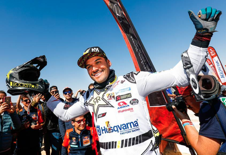 Pablo Quintanilla se quedó con el 2º lugar del Dakar 2020 en categoría motos