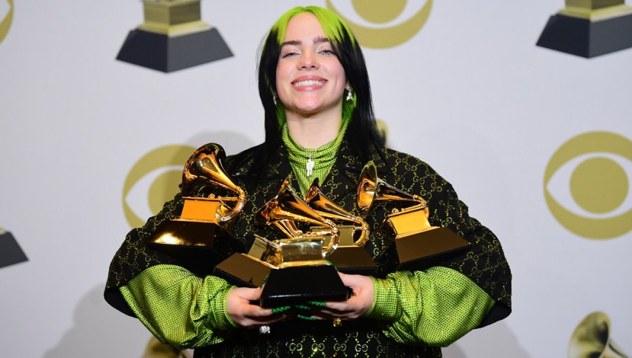 Billie Eilish arrasó en los premios Grammy 2020: Revisa a todos los galardonados